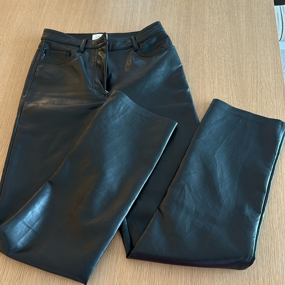 Artizia Wilfred Melinda vegan leather pants size 0